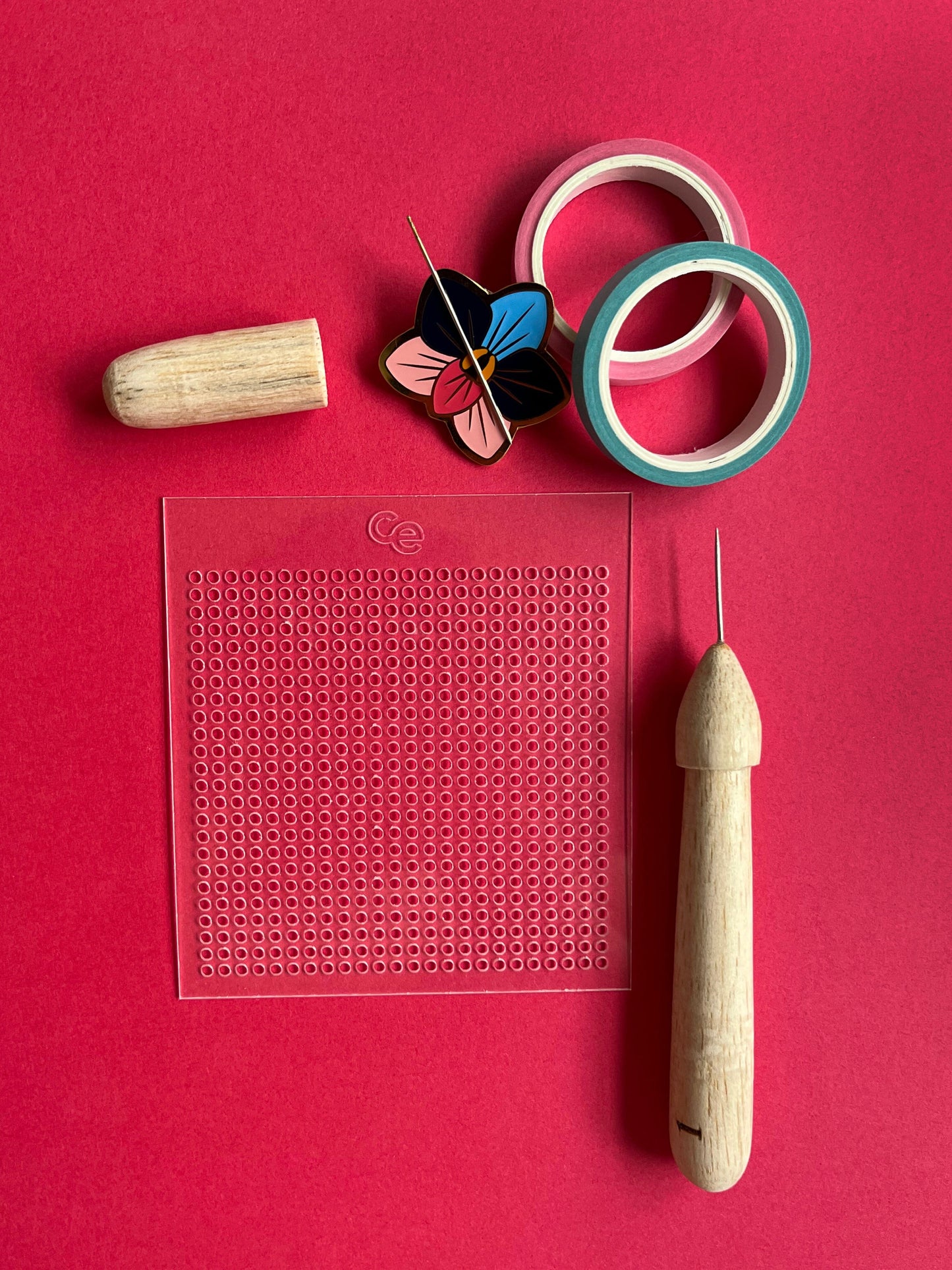 Paper Embroidery Tool Kit (smaller): Limited Edition - Catalina Escallon