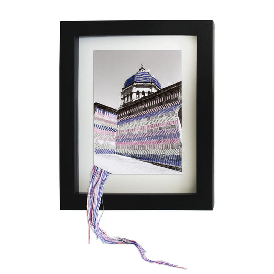 Coping with Barichara: Colombian Architectural Hand Embroidered Art - shopnoodo